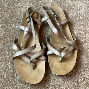 Nude Strap Sandals